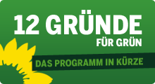 12 Gründe für Grün. Das Programm in Kürze